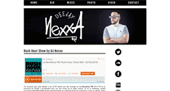 Desktop Screenshot of djnexxa.com